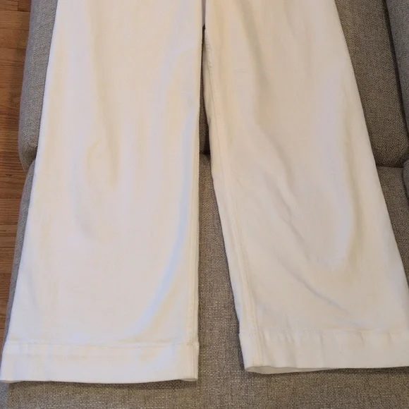 Maeve The Colette Women's White Wide-Leg Pants 28 - Picture 3 of 11